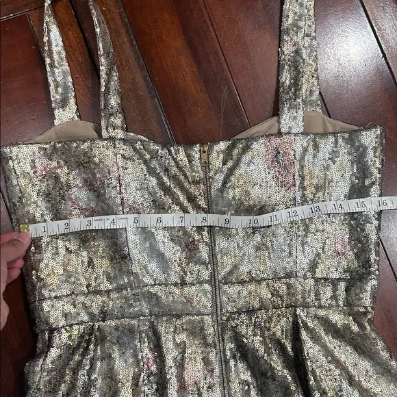 Burberry Metallic Mini Dress - Picture 13 of 16